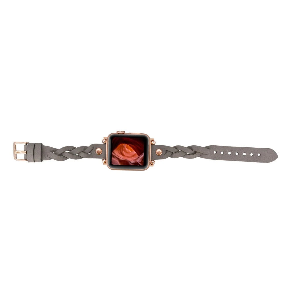 Apple Watch Uyumlu Deri Kordon Wanda 38-40-41mm RT RST9