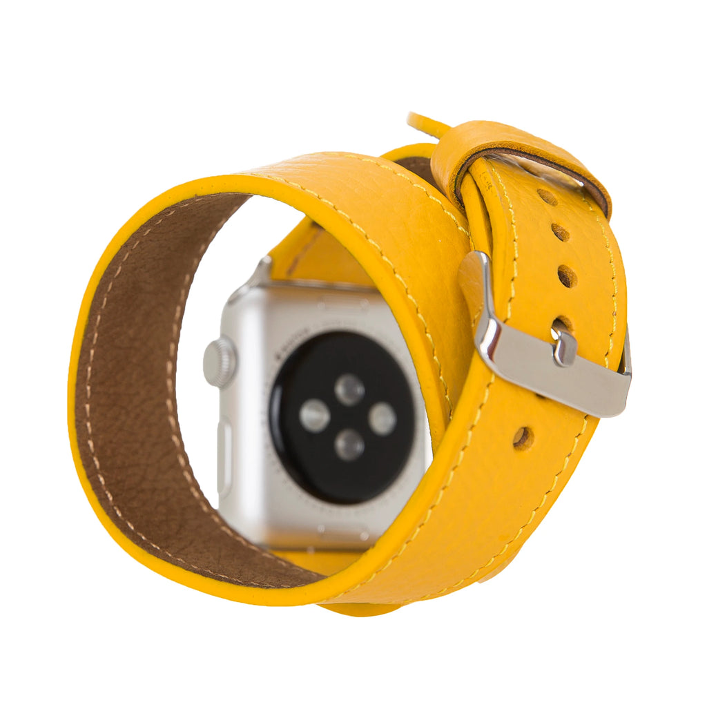 Apple Watch Uyumlu Deri Kordon 42-44-45mm DT FL12