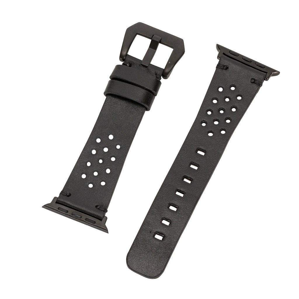 Apple Watch Uyumlu Deri Kordon Vigo 42-44-45mm RST1