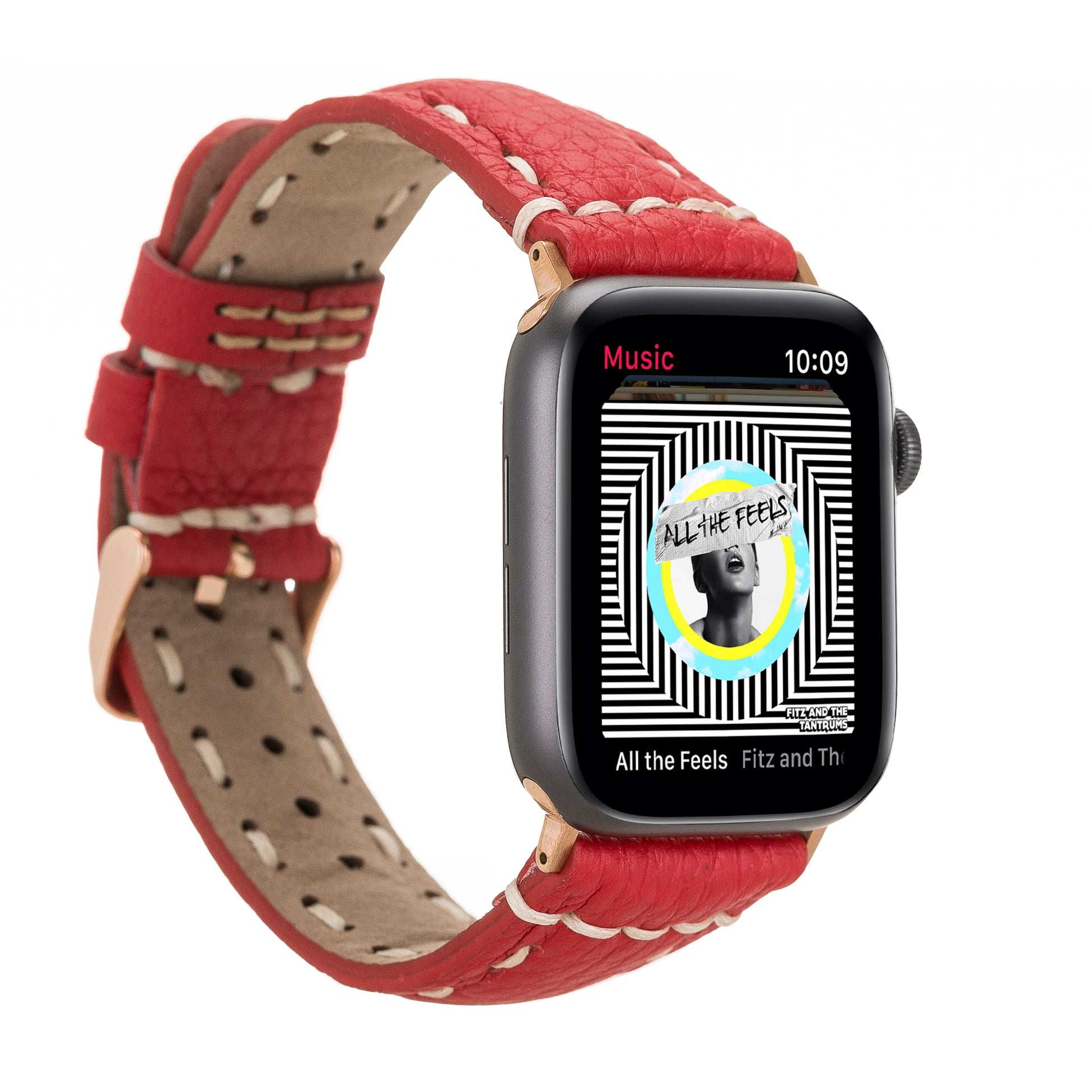 Apple Watch Uyumlu Deri Kordon 38-40-41mm SM43 ERC2