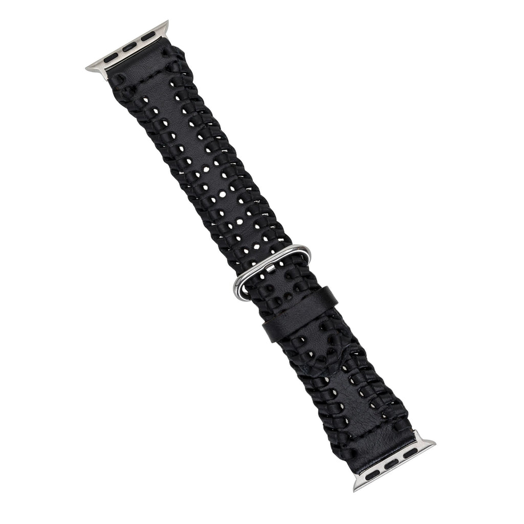 Apple Watch Uyumlu Deri Kordon 42-44-45mm SM43 RST1