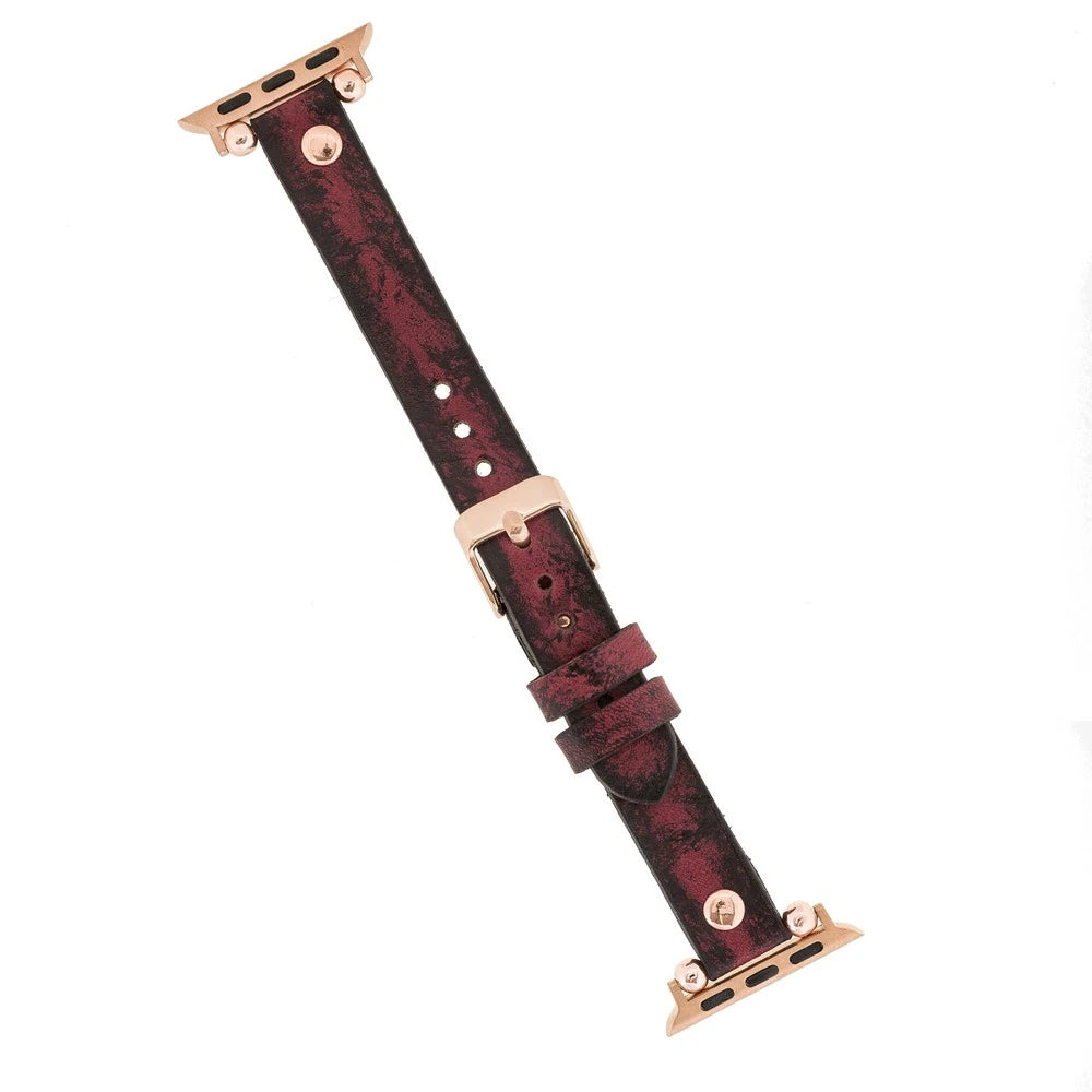 Apple Watch Uyumlu Deri Kordon 38-40-41mm RT V1SEF