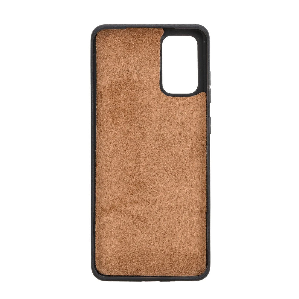 Samsung Galaxy S20 Plus Uyumlu Deri Cüzdanlı Kılıf RST2EF Taba