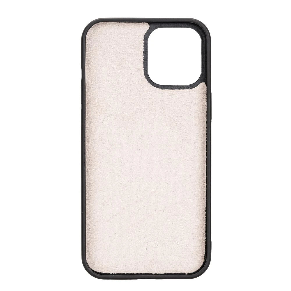 Apple iPhone 12 Pro Max Uyumlu Deri Cüzdanlı Kılıf NU2 Pembe