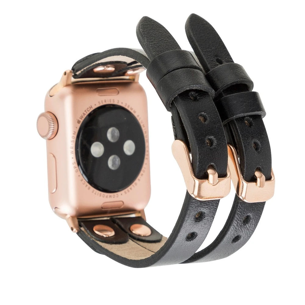 Apple Watch Uyumlu Deri Kordon Ely Double Tour RST1
