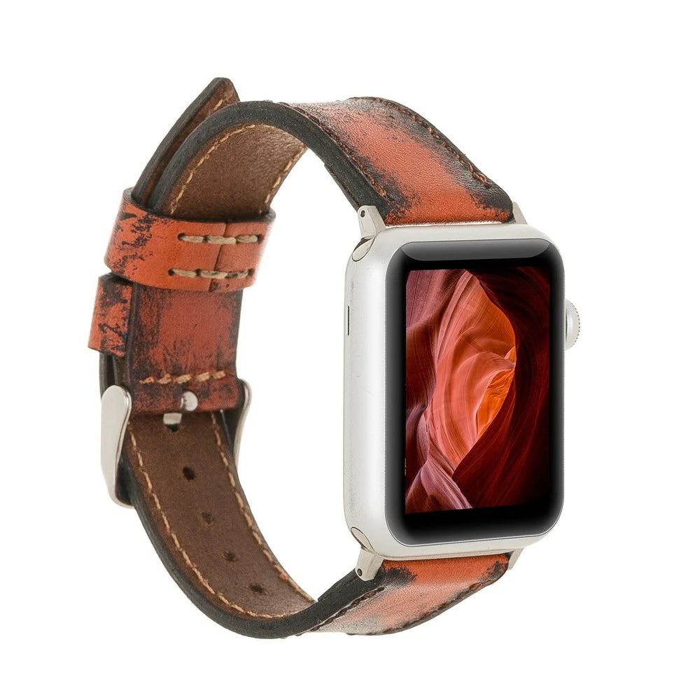 Apple Watch Uyumlu Deri Kordon 38-40-41mm V8SEF