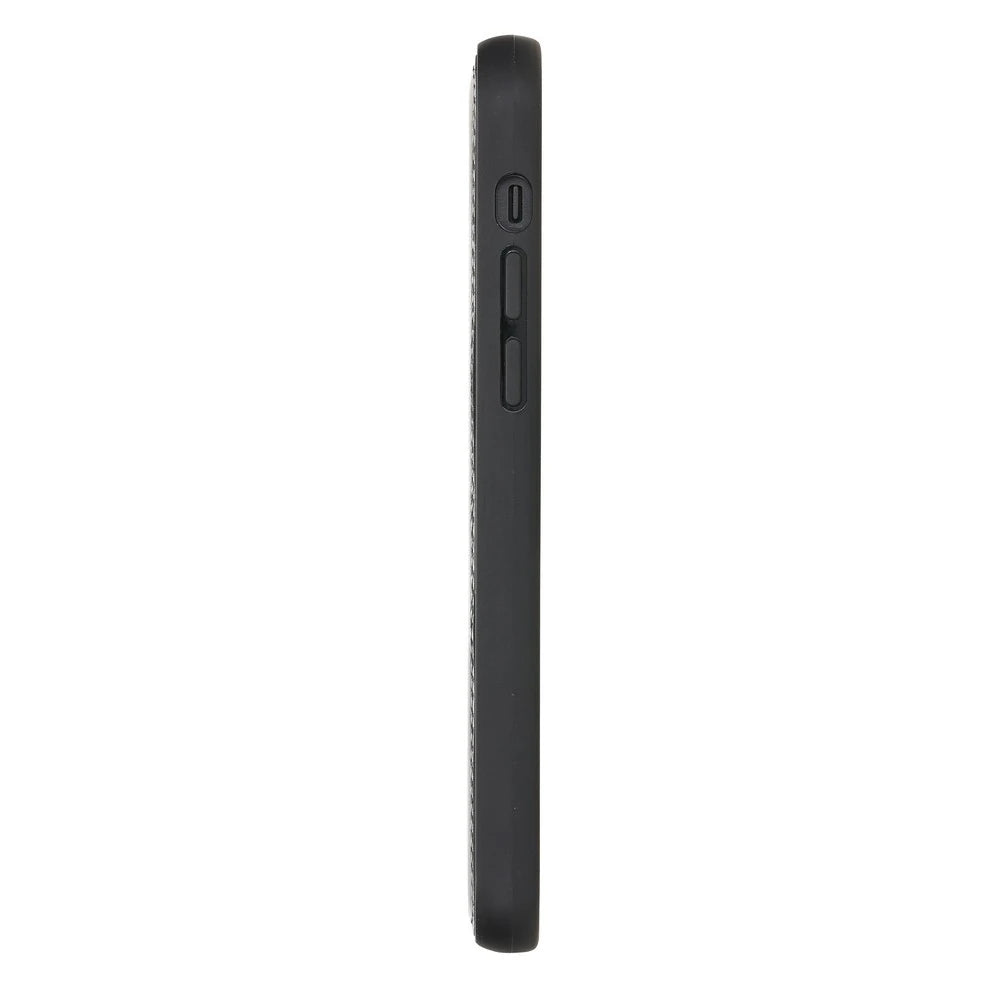 Apple iPhone 12 Uyumlu Deri Arka Kapak G2 Kahve