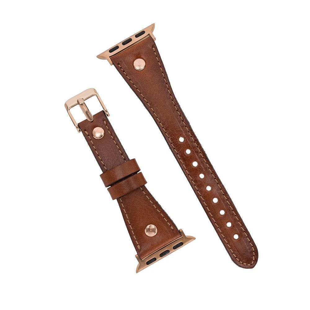 Apple Watch Uyumlu Deri Kordon 38-40-41mm Slim RT RST2EF