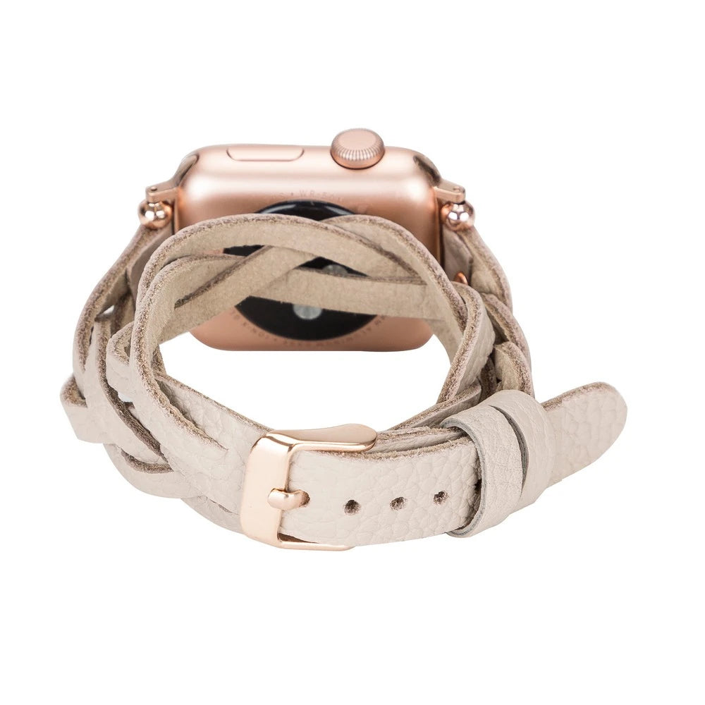 Apple Watch Uyumlu Deri Kordon Peggy 38-40-41mm DTRTERC3