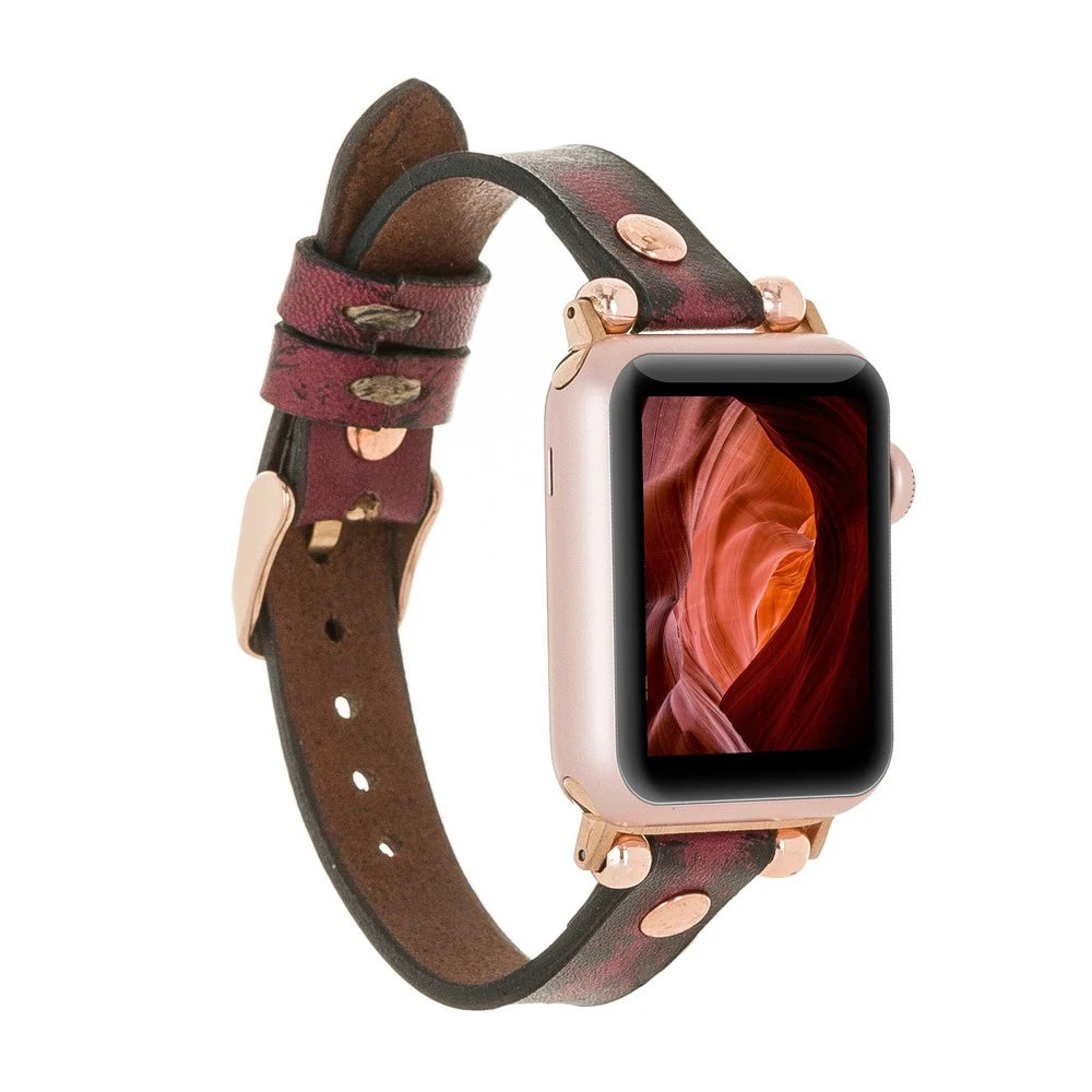 Apple Watch Uyumlu Deri Kordon 38-40-41mm RT V1SEF