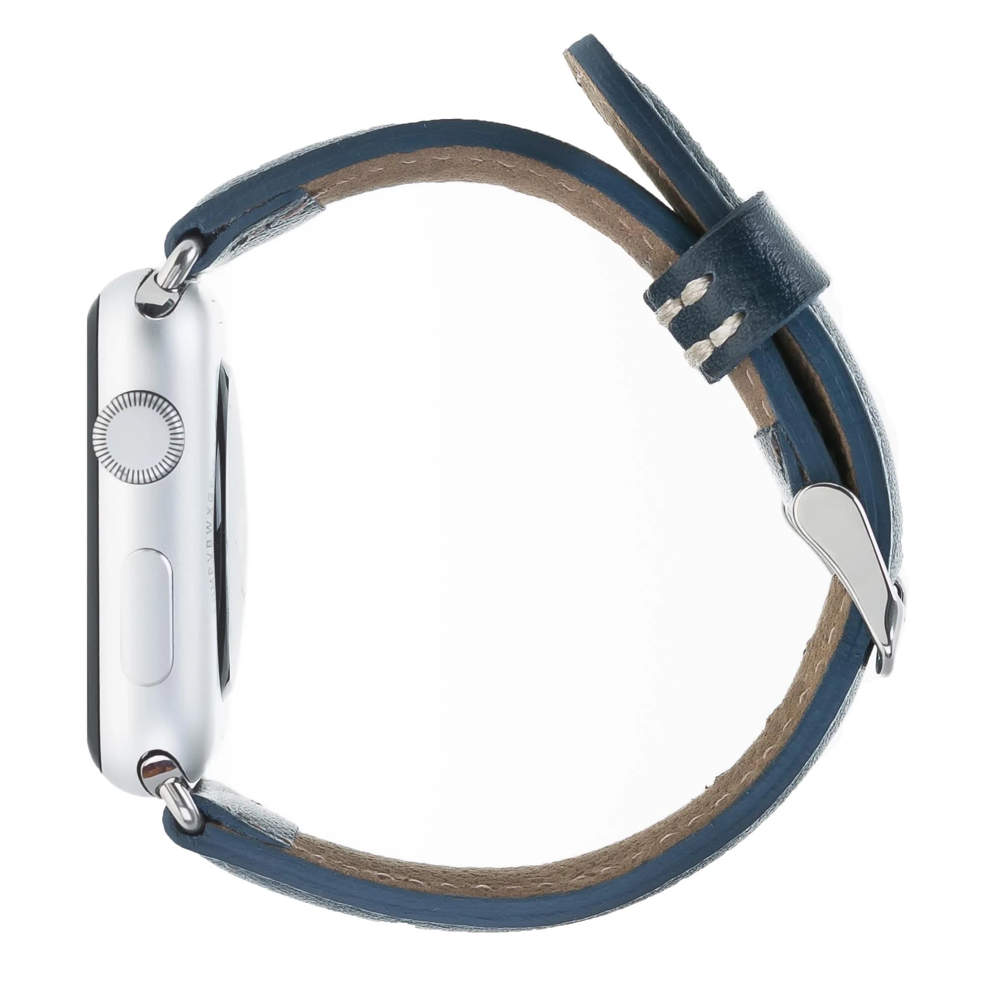 Apple Watch Uyumlu Deri Kordon 38-40-41mm SNB Lacivert
