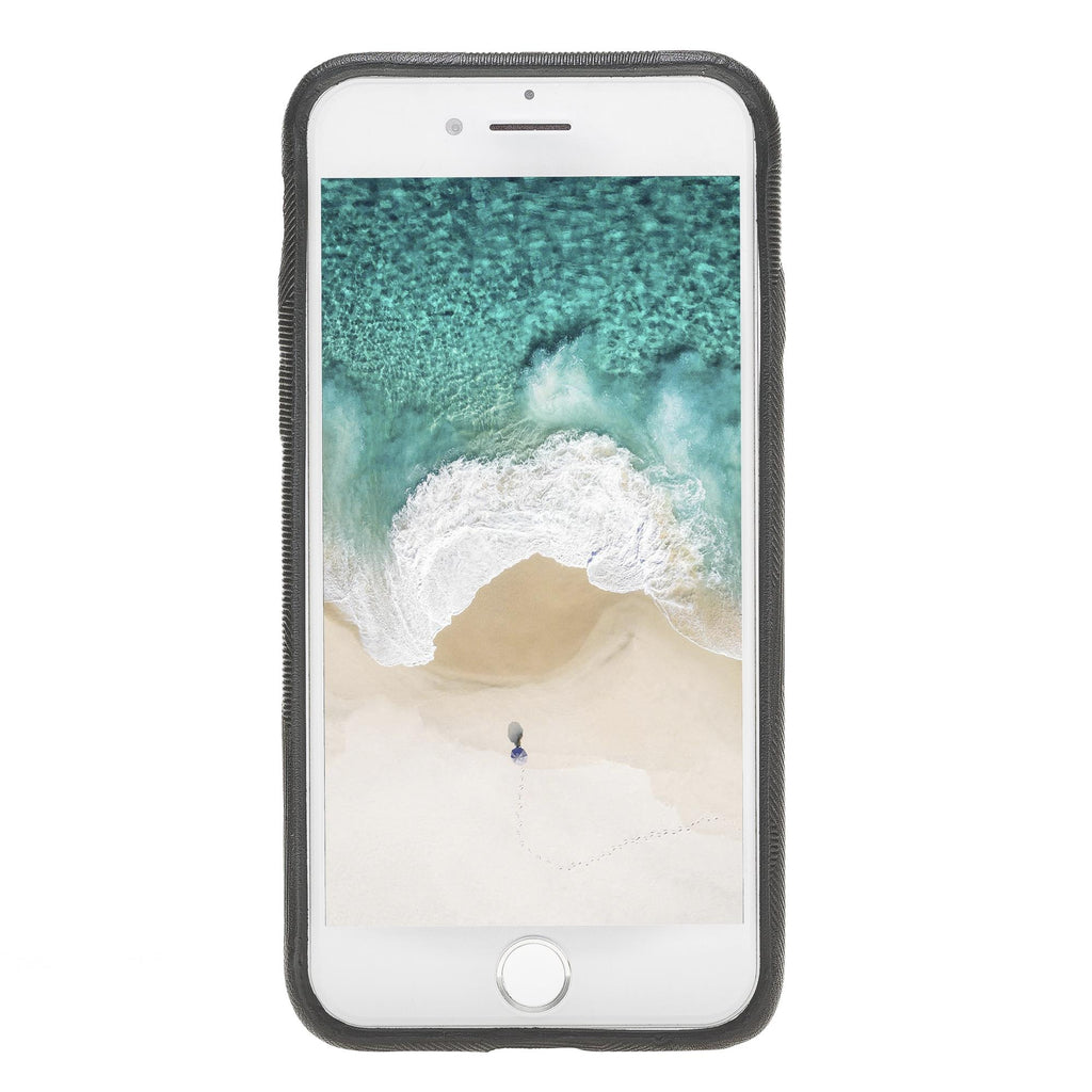 Apple iPhone 7-8-SE Uyumlu Deri Arka Kapak FXCP UCCC KFL1