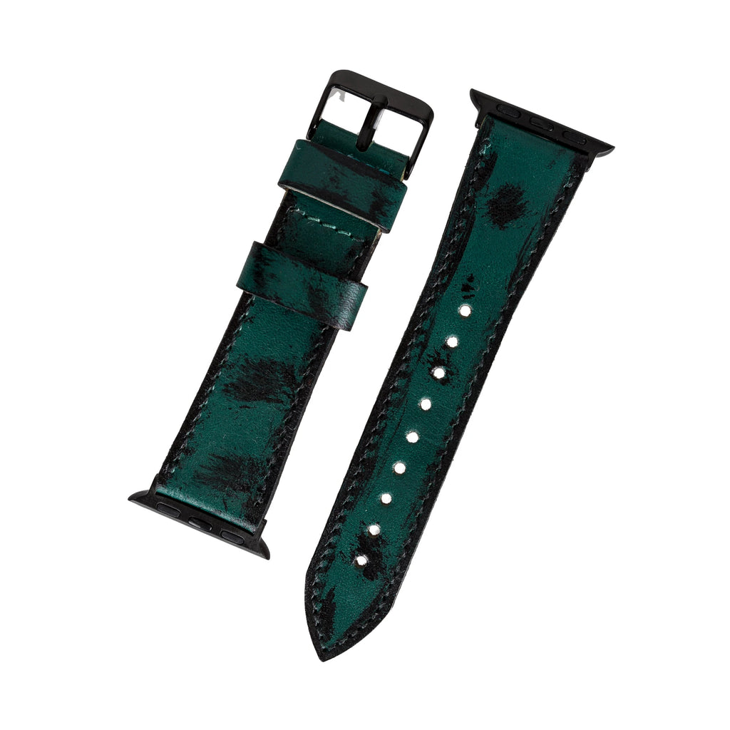 Apple Watch Uyumlu Deri Kordon 38-40-41mm V6