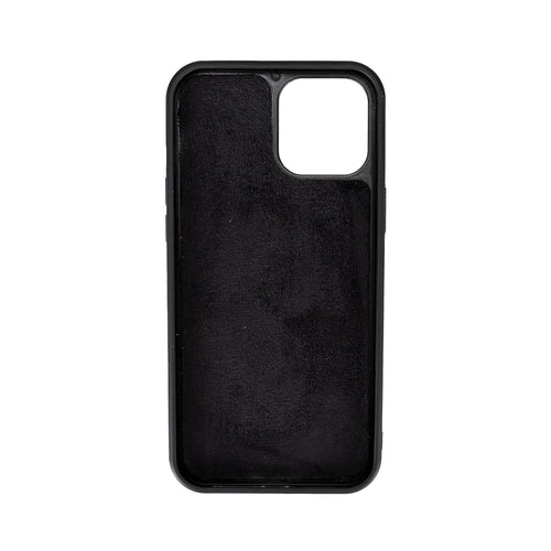 Apple iPhone 12 Pro Max Uyumlu Kanvas Kumaş Arka Kapak Papatya