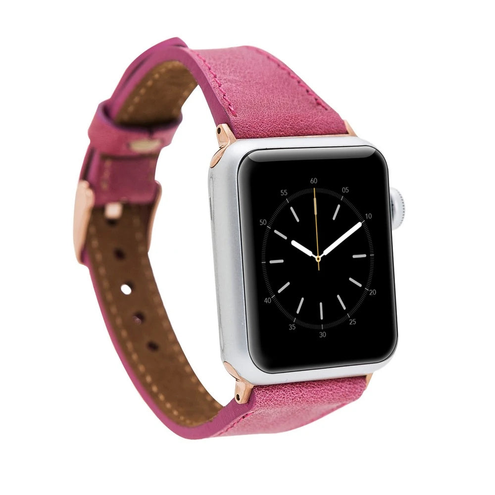 Apple Watch Uyumlu Deri Kordon 38-40-41mm Slim TN08