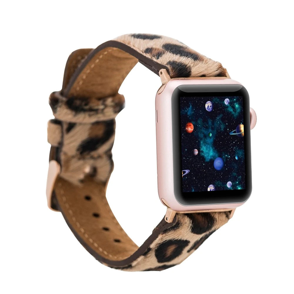 Apple Watch Uyumlu Deri Kordon 42-44-45mm LEO1N
