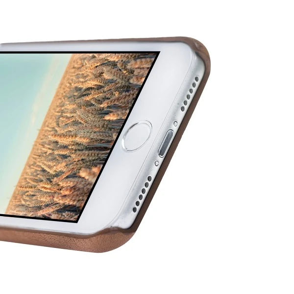 Apple iPhone 7-8-SE Uyumlu Deri Arka Kapak MN-UJ ERC7 Taba