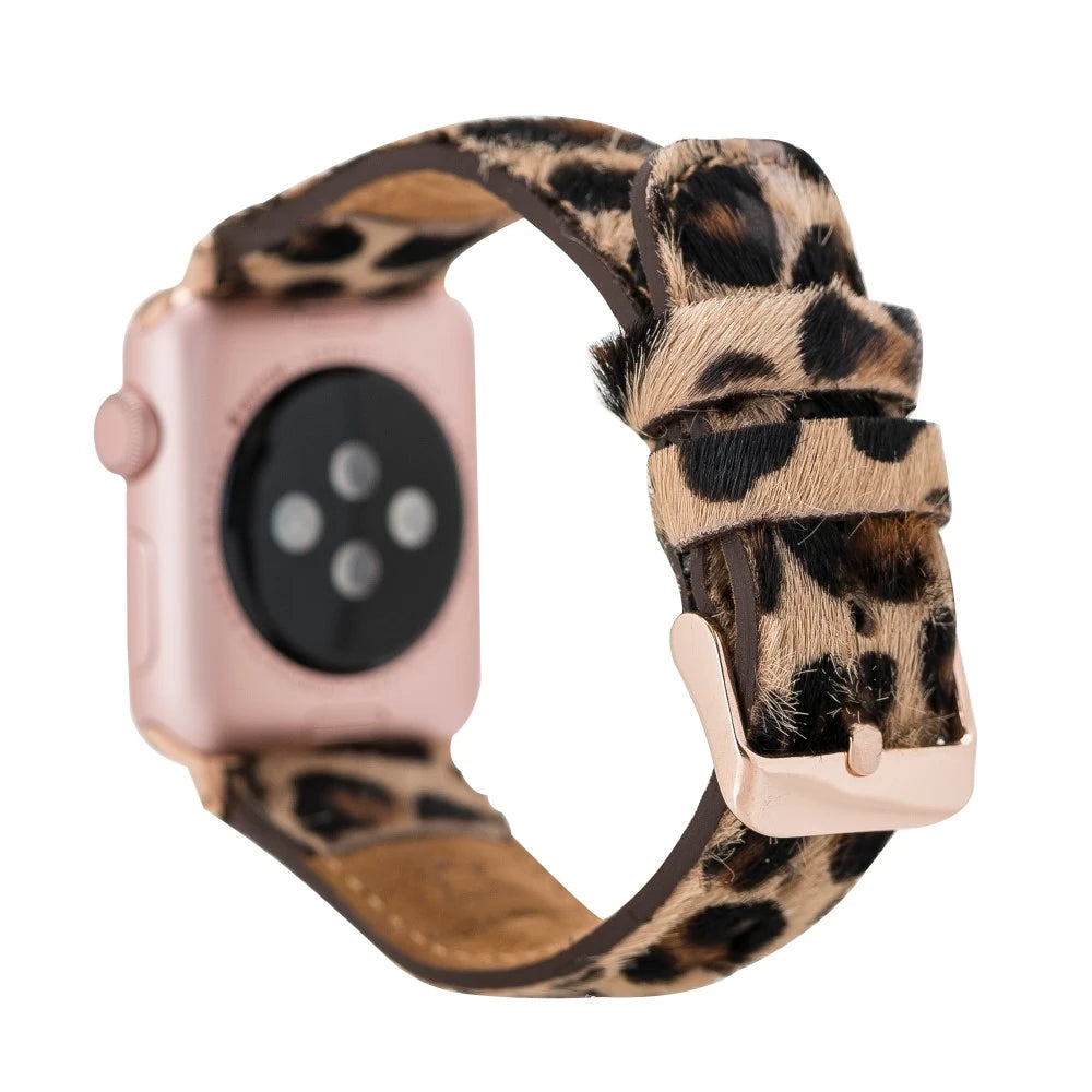 Apple Watch Uyumlu Deri Kordon 42-44-45mm LEO1N