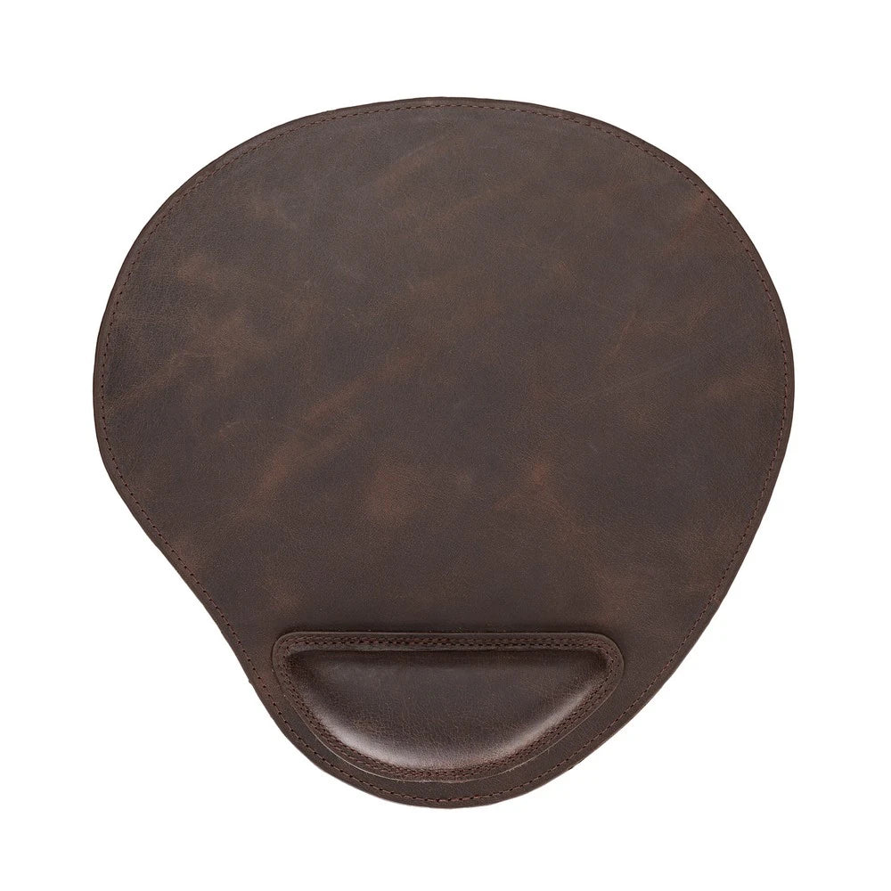 Bileklikli Deri Mouse Pad G2 Kahve