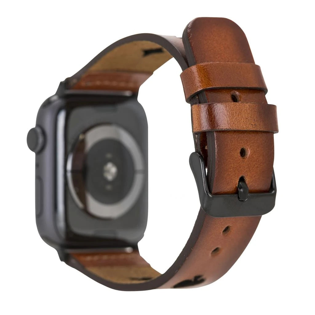 Apple Watch Uyumlu Deri Kordon 42-44-45mm Avesta RST2EF