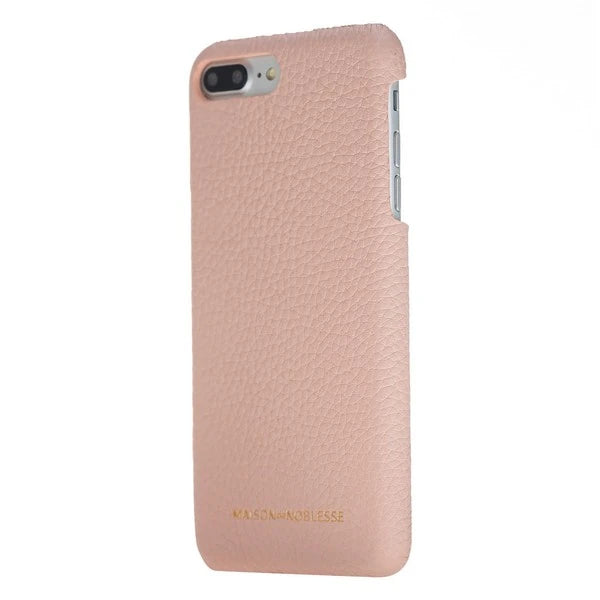 Apple iPhone 7-8 Plus Uyumlu Deri Arka Kapak MN-UJ ERC5 Pembe