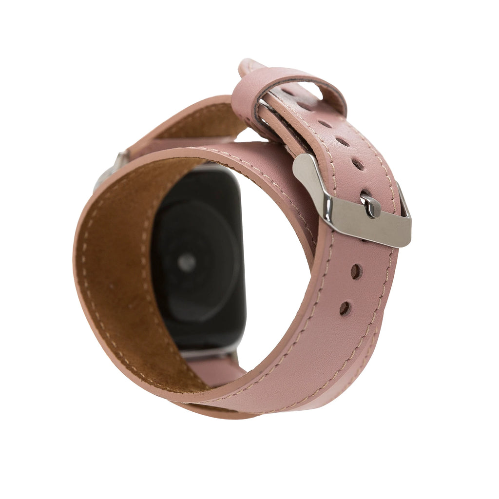 Apple Watch Uyumlu Deri Kordon 42-44-45mm DT NU2