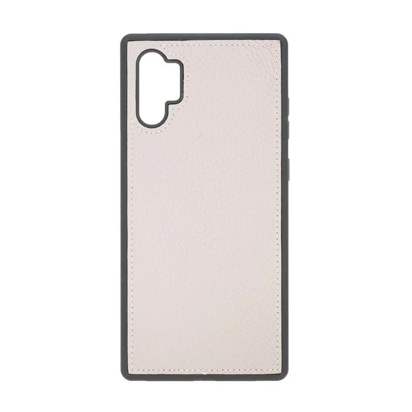 Samsung Galaxy Note 10 Plus Uyumlu Deri Cüzdanlı Kılıf ERC3 Bej