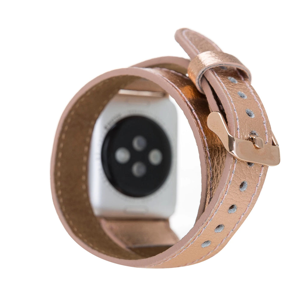 Apple Watch Uyumlu Deri Kordon 38-40-41mm DT RG2