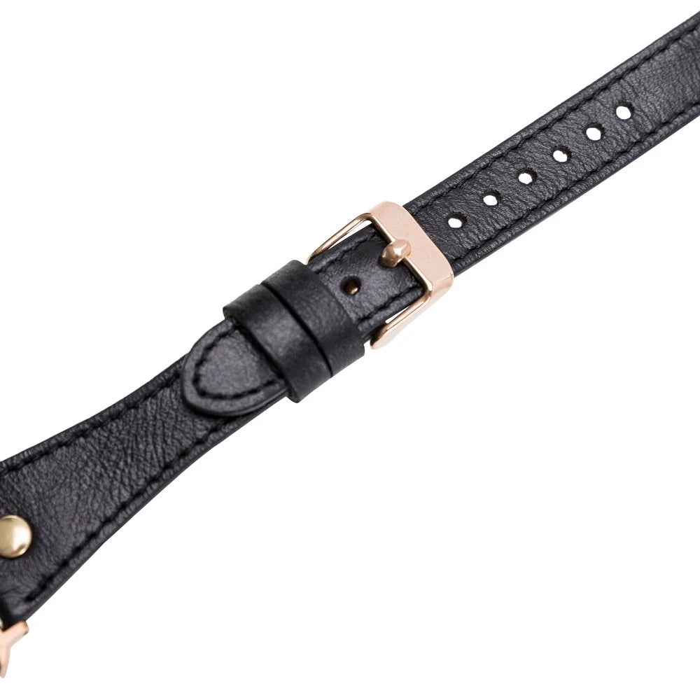 Apple Watch Uyumlu Deri Kordon 38-40-41mm Slim DTGT RST1
