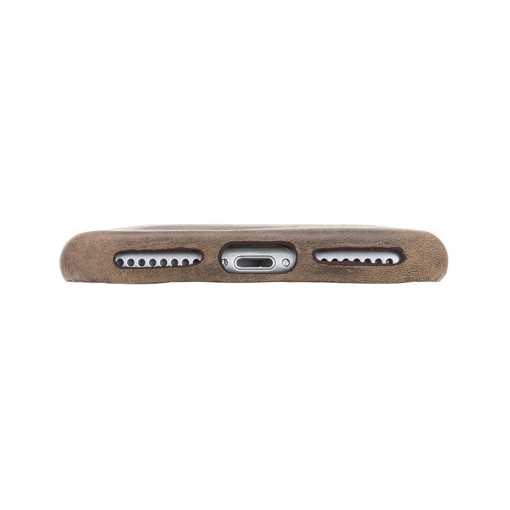 Apple iPhone 7-8 Plus Uyumlu Deri Arka Kapak FXCP UC-CC RO6