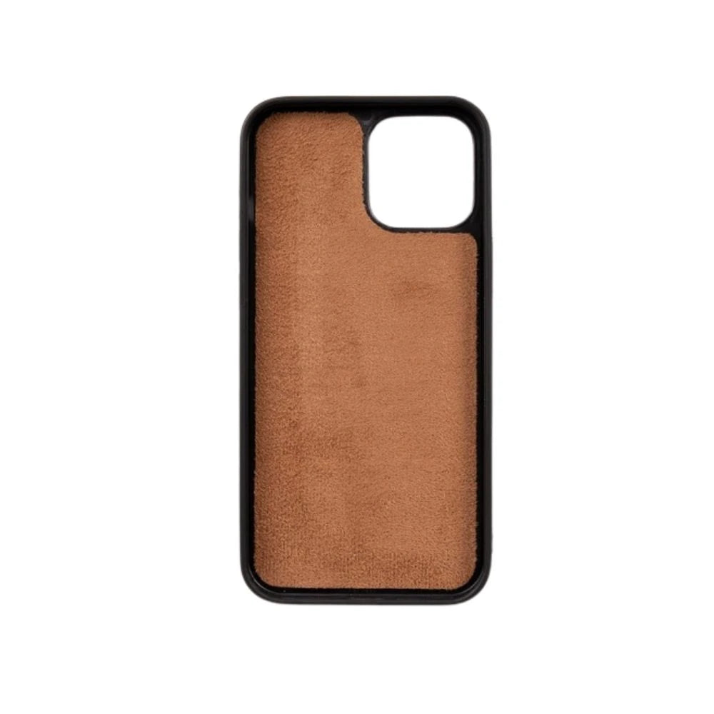 Apple iPhone 11 Pro Max Uyumlu Deri Cüzdanlı Kılıf RFID G2 Kahve