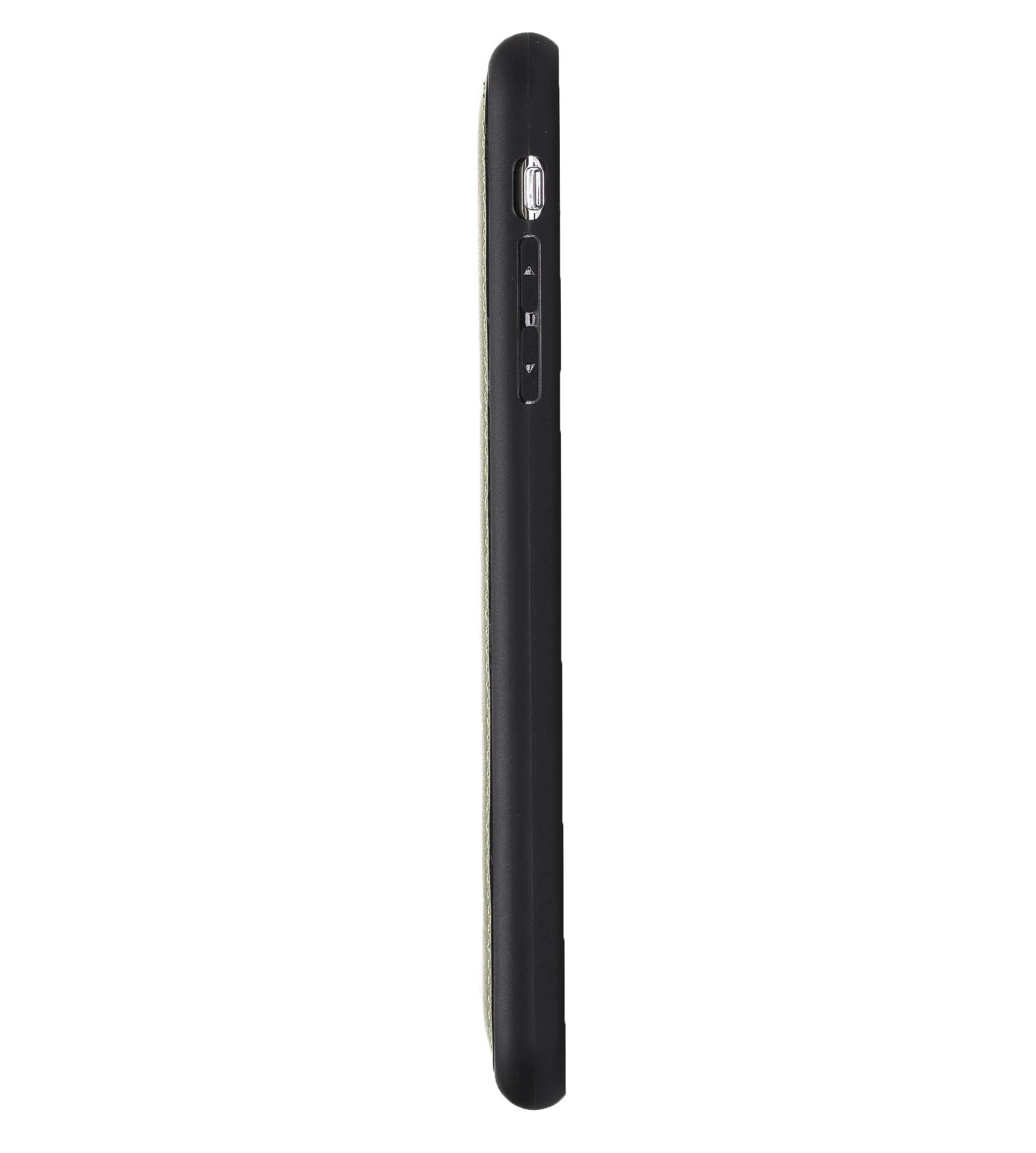 Apple iPhone XR Uyumlu Deri Arka Kapak Yeşil