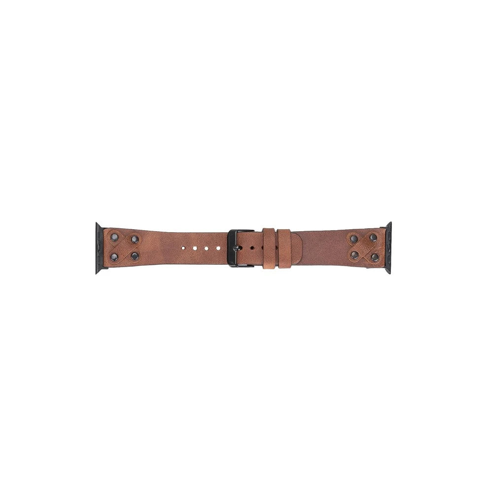 Apple Watch Uyumlu Deri Kordon Cross 42-44-45mm BT TN02