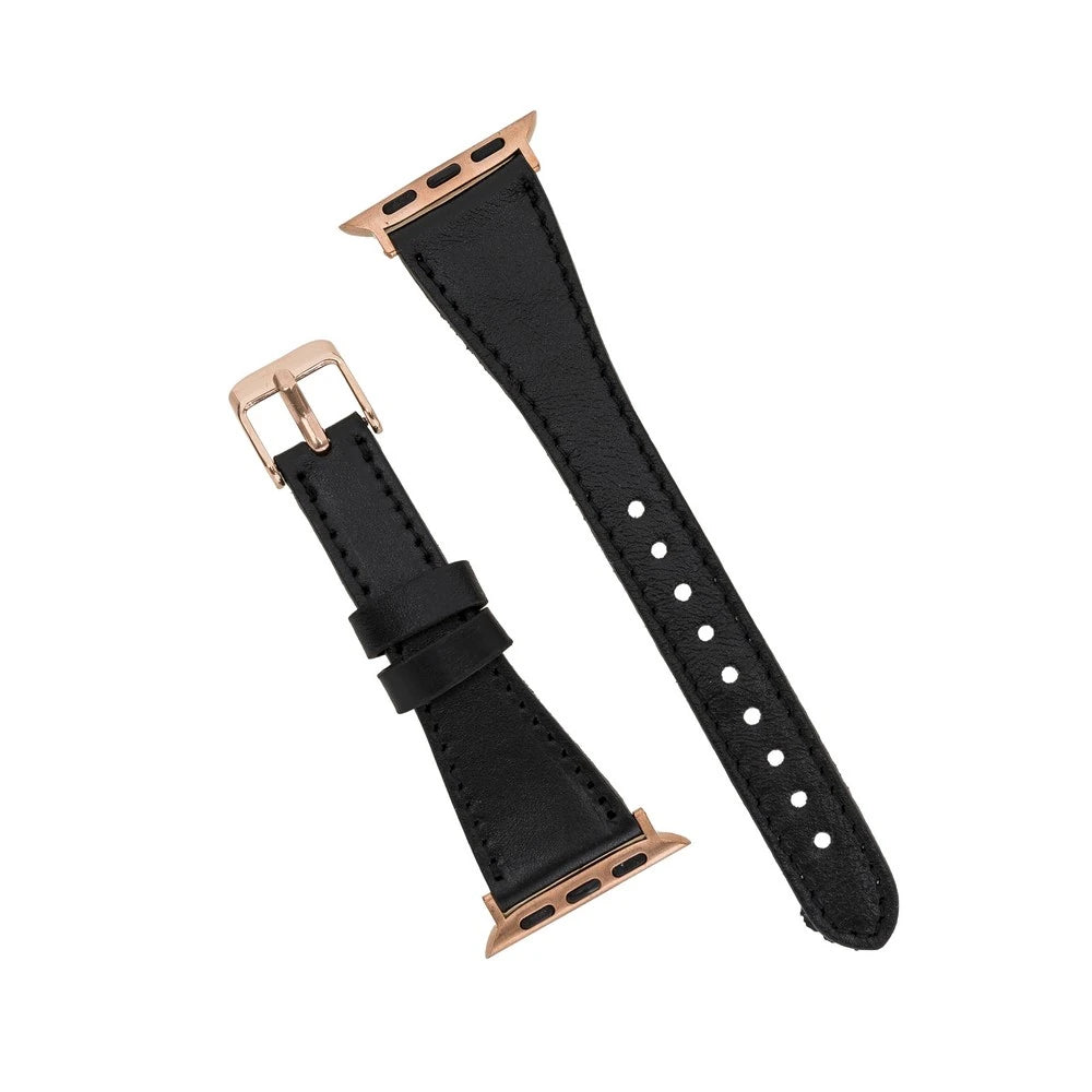 Apple Watch Uyumlu Deri Kordon 38-40-41mm Slim RST1