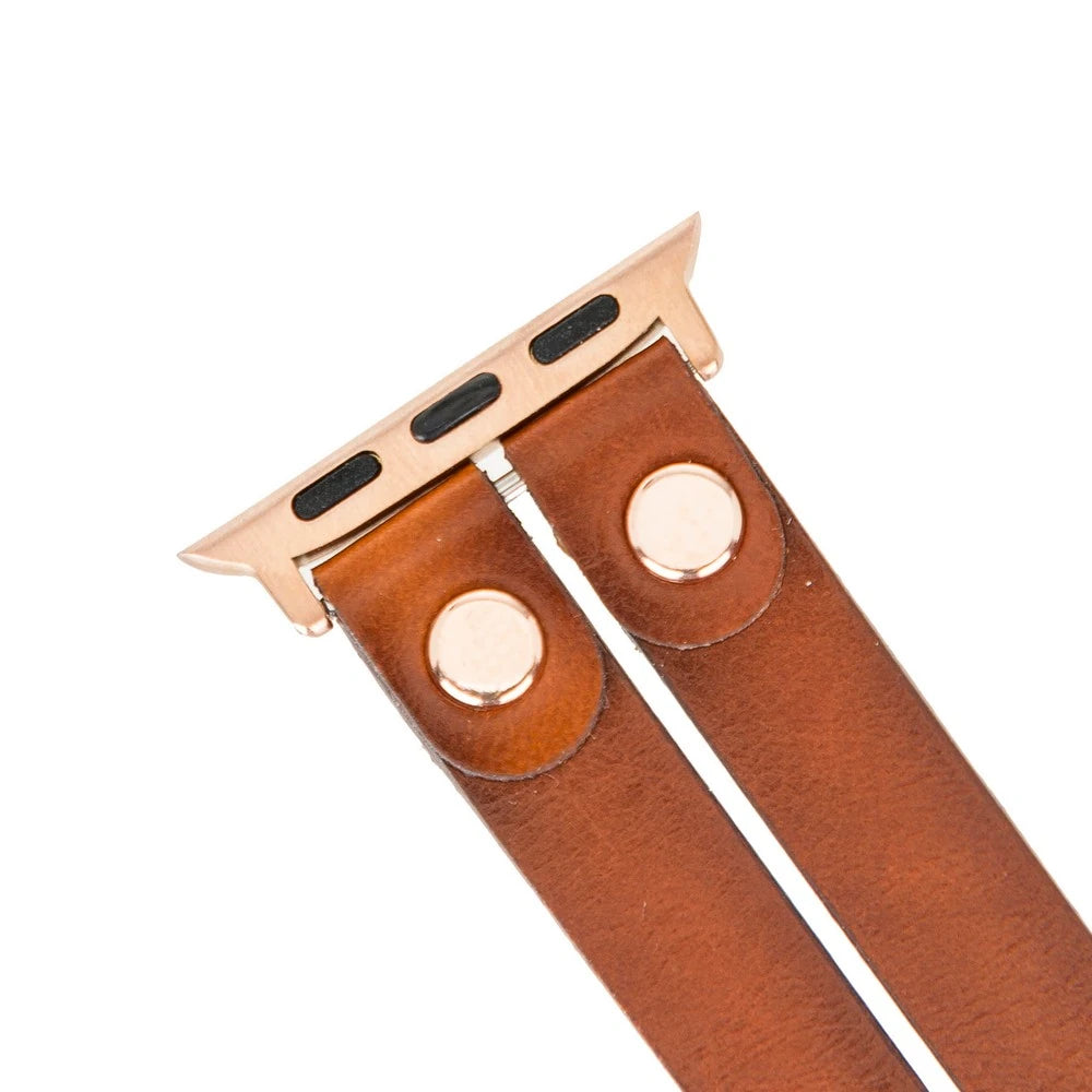 Apple Watch Uyumlu Deri Kordon Ely Double Tour RST2EF