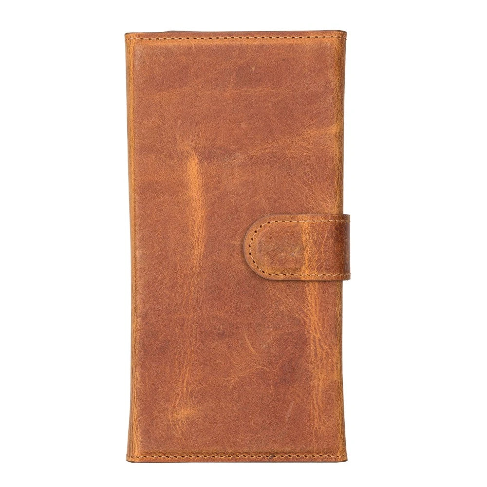 Samsung Galaxy S22 Plus Uyumlu Deri Cüzdanlı Kılıf Santa G19