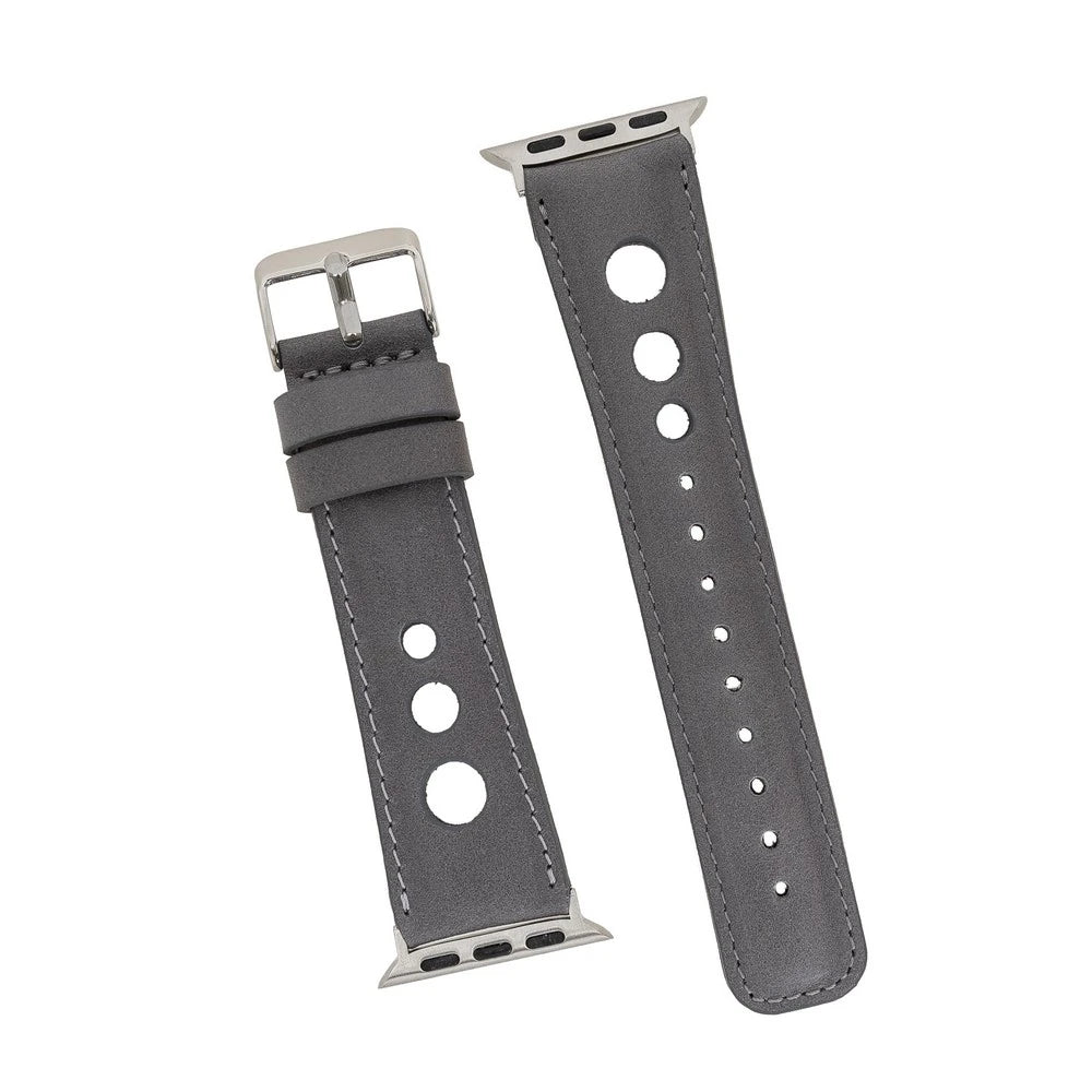Apple Watch Uyumlu Deri Kordon Çember 42-44-45mm RST9