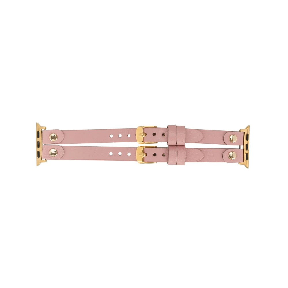 Apple Watch Uyumlu Deri Kordon Ely Double Tour GT NU2