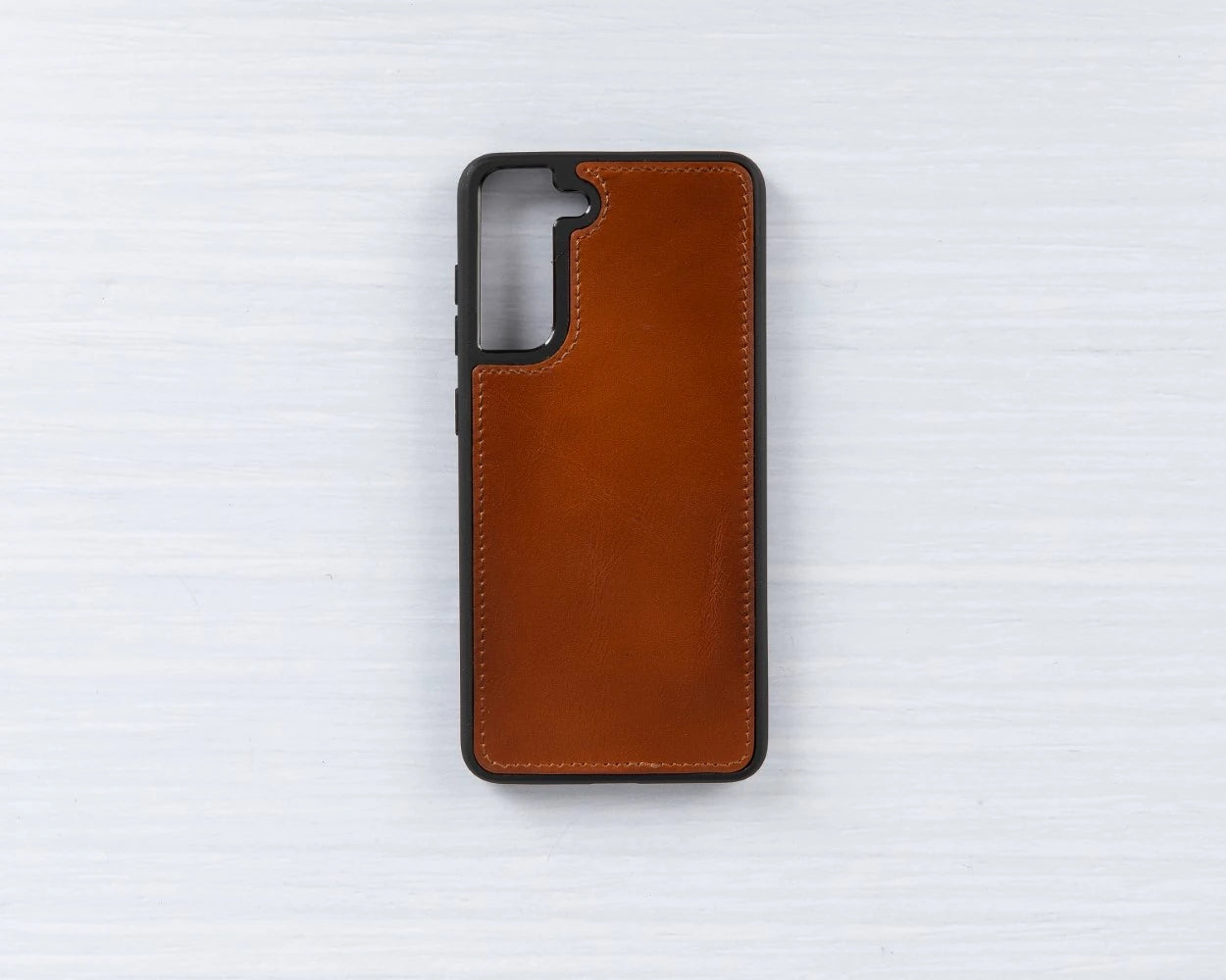 Samsung Galaxy S21 FE Uyumlu Deri Cüzdanlı Kılıf RST2EF Taba
