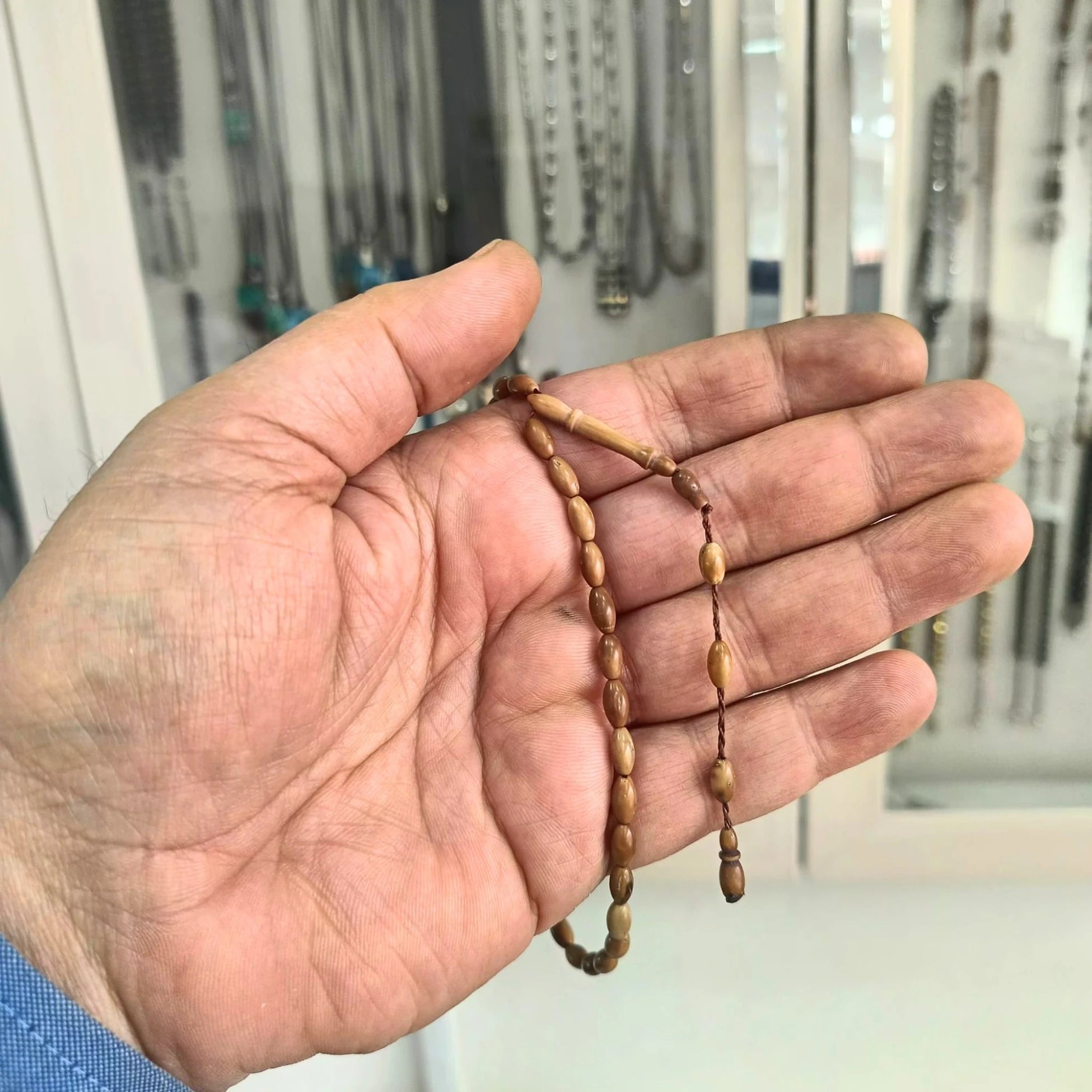 Arpa Kesim Mini Bilek Boy Kuka Tesbih 4 x 7,5 mm