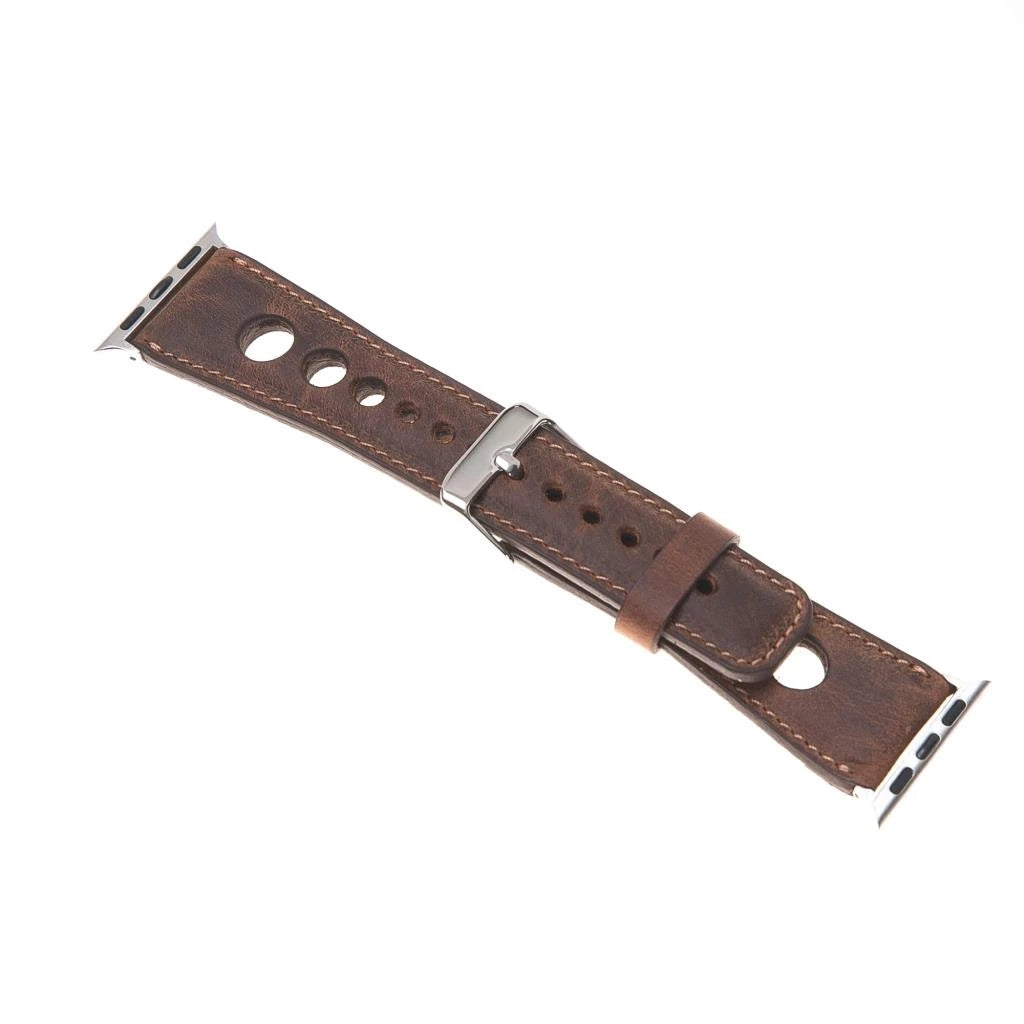 Apple Watch Uyumlu Deri Kordon 42-44-45mm ARK G2
