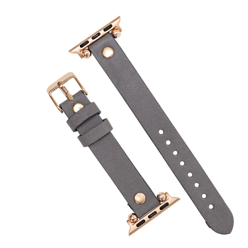 Apple Watch Uyumlu Deri Kordon Ferro 38-40-41mm RT RST9