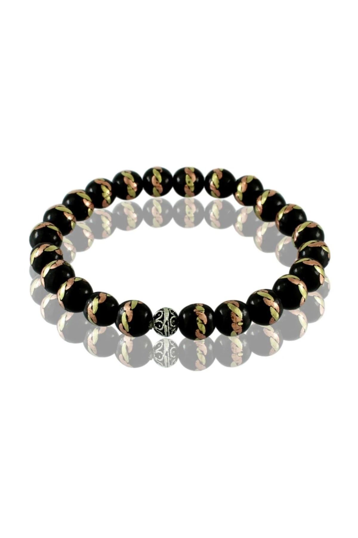Brass & Bronze Engraved Gürcistan Oltu Bracelet