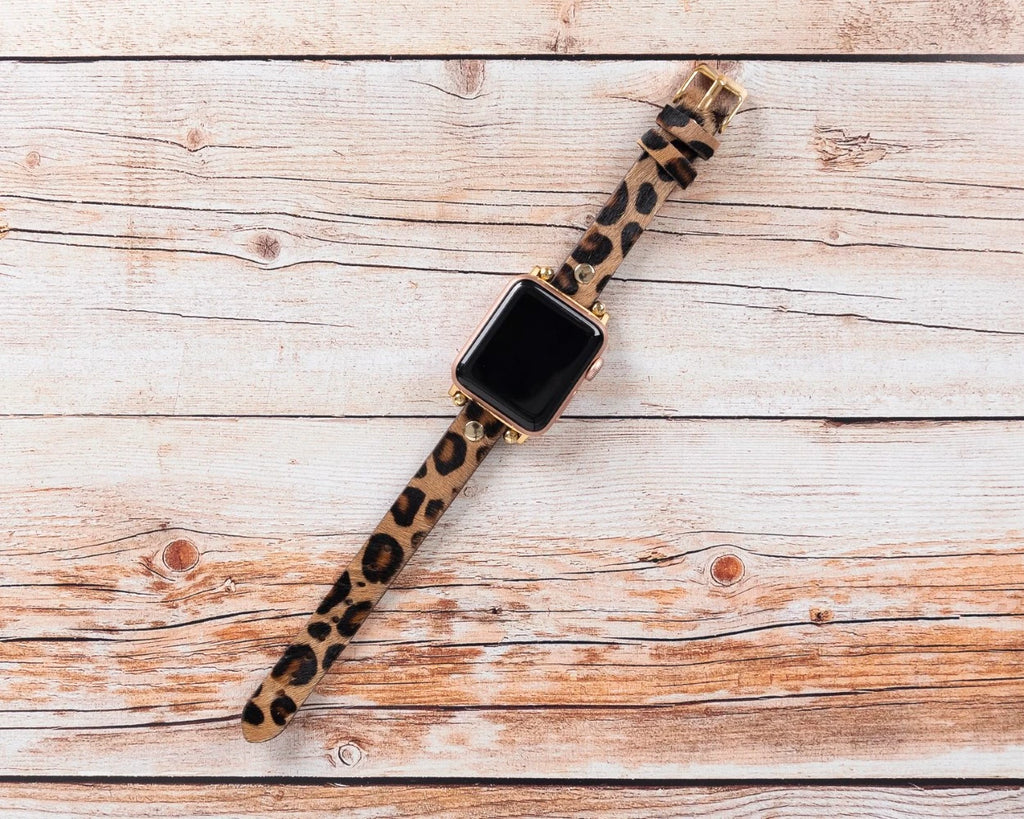 Apple Watch Uyumlu Deri Kordon 38-40-41mm GT LEO1N