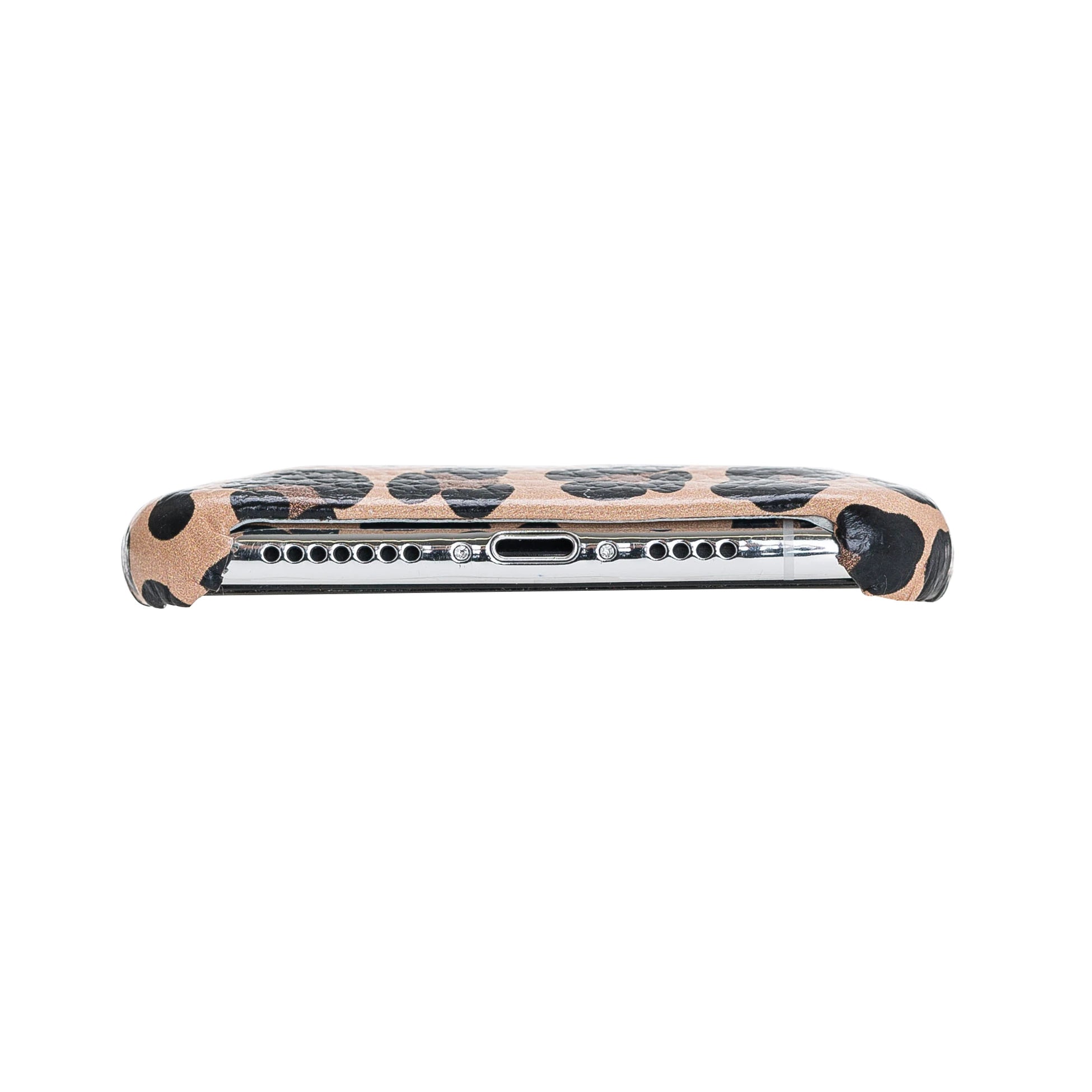 Apple iPhone XS Max Uyumlu Deri Arka Kapak F360 LE02N