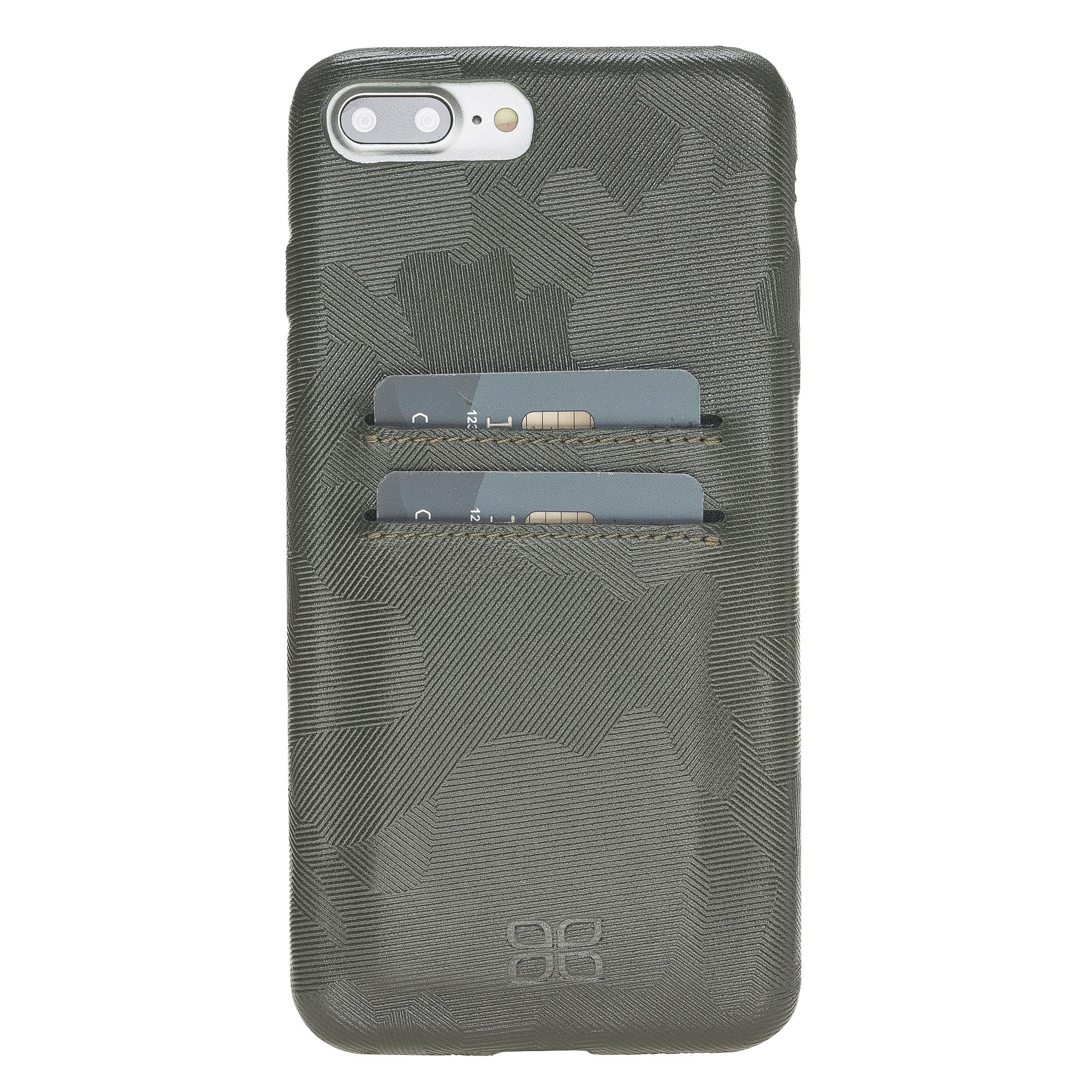 Apple iPhone 7-8 Plus Uyumlu Deri Arka Kapak FXCP UCCC KFL4
