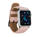 Apple Watch Uyumlu Deri Kordon 38-40-41mm NU2-SM3 Siyah