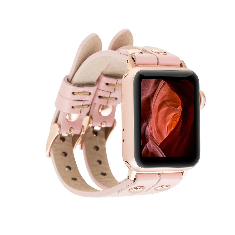 Apple Watch Uyumlu Deri Kordon Ely Double Tour NU2