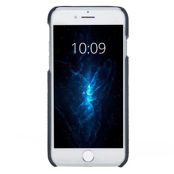 Apple iPhone 7-8-SE Uyumlu Deri Arka Kapak MN-UJ ERC6 Lacivert