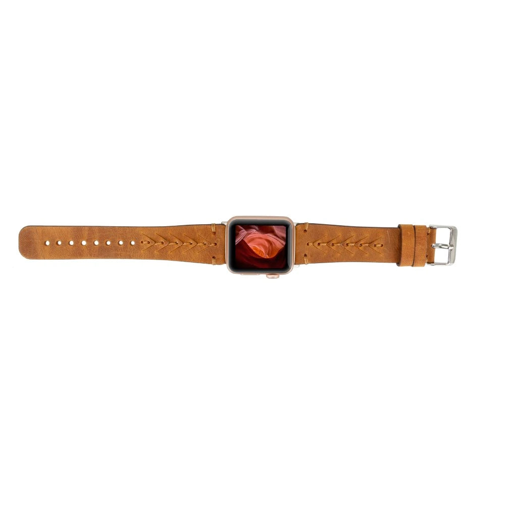 Apple Watch Uyumlu Deri Kordon 38-40-41mm G19 Boras